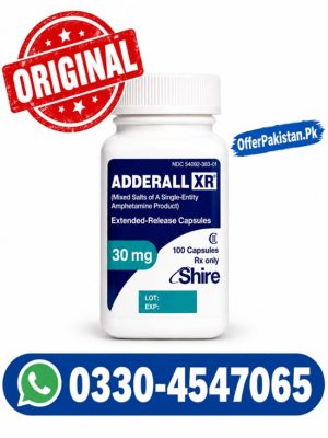 Adderall XR 30 Mg Extended Capsules Price in Pakistan