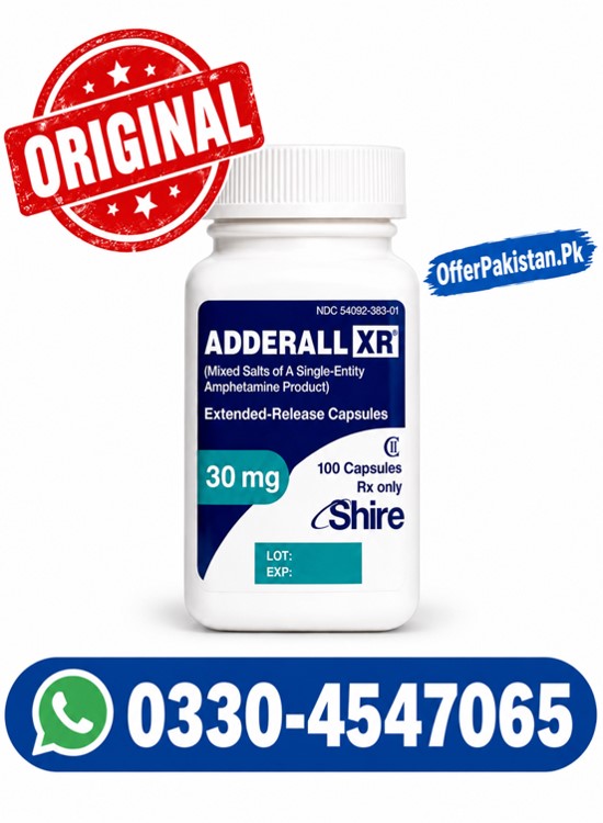 Adderall XR 30 Mg Extended Capsules Price in Pakistan