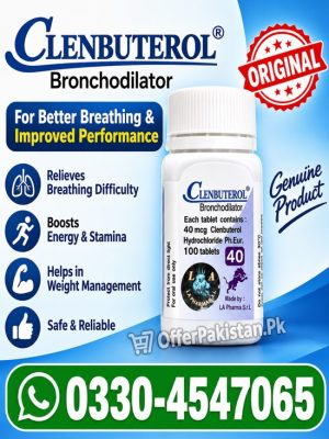 Clenbuterol 40 Mcg Tablets Price in Pakistan