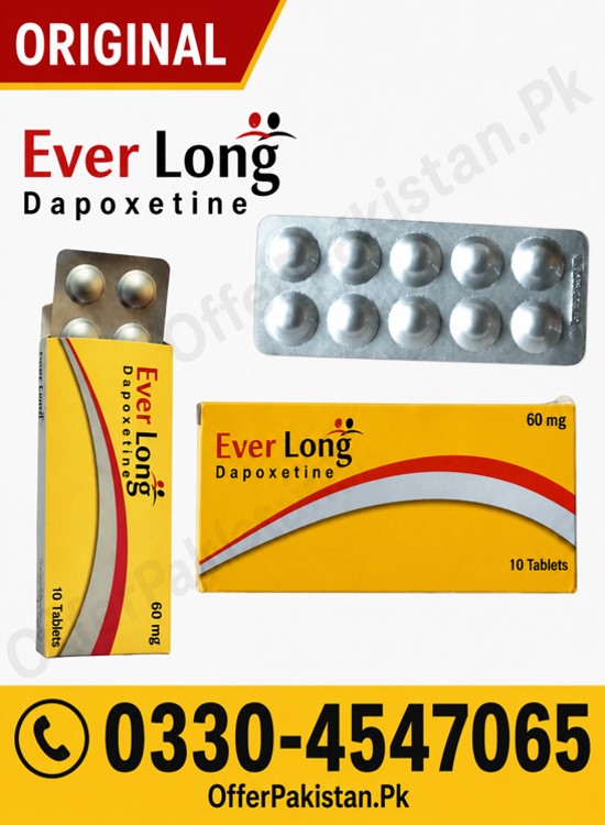 Everlong 60mg Dapoxetine Tablets Price in Pakistan